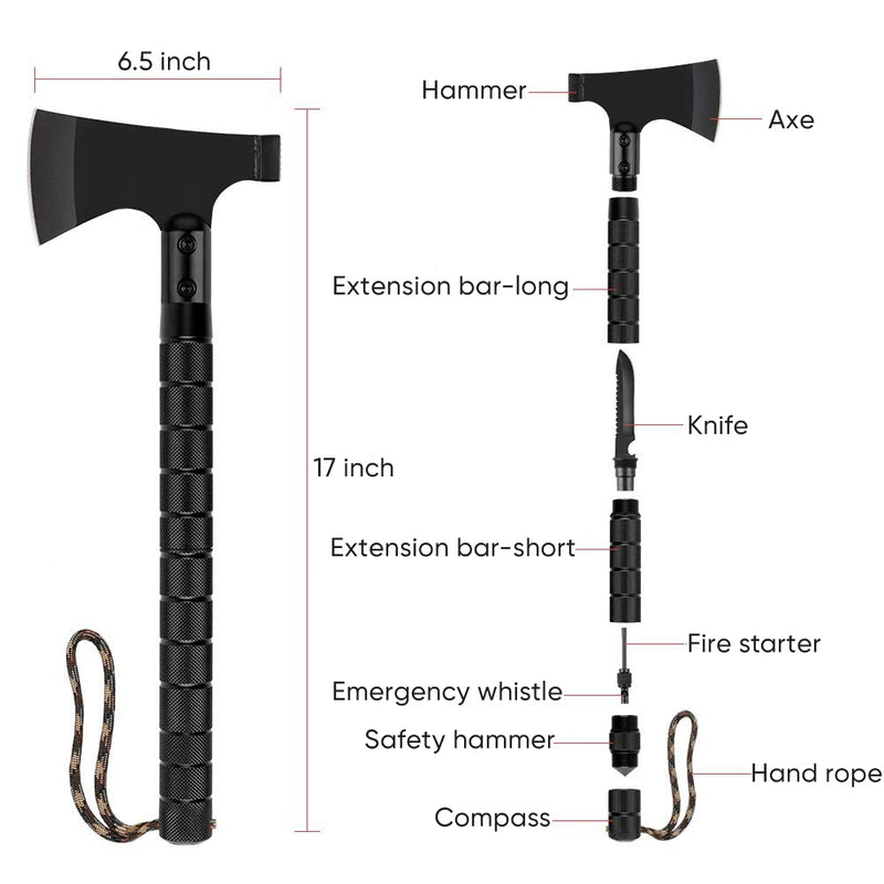 Compact 7-in-1 Multifunctional Axe
