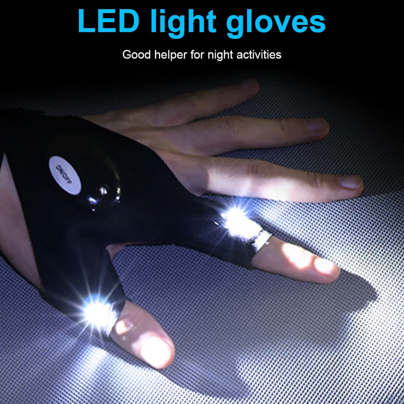 NightGuide Fingerless LED Outdoor Glove W56